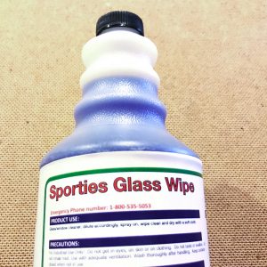 Sporties glass wipe x