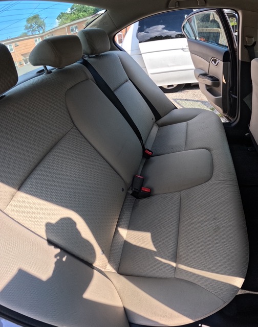 Vehicle interior after seat removal and complete interior restoration in Maple Shade NJ