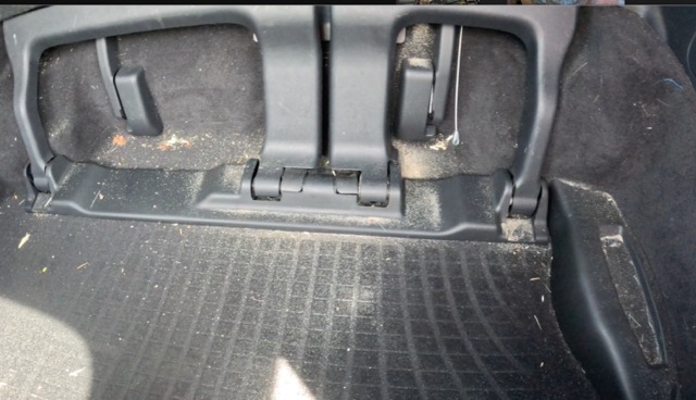 Dirty cargo area before interior restoration near Moorestown NJ