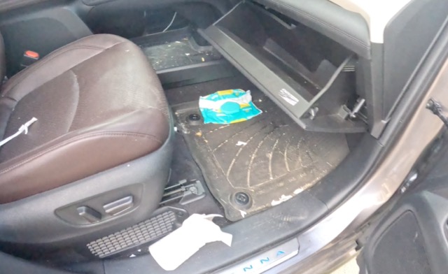 Vehicle interior before deep interior cleaning in Moorestown NJ